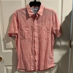 IZOD “Saltwater” Button Down Collar Short Sleeve- Size Men’s Medium